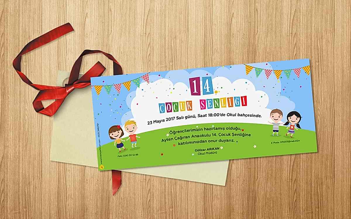 Ayten Çağıran Anaokulu Davetiyesi 249