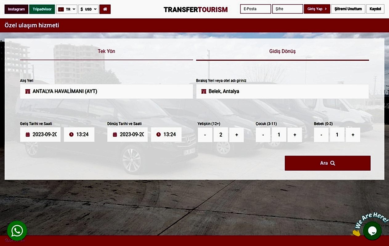 Transfer Tourism 235